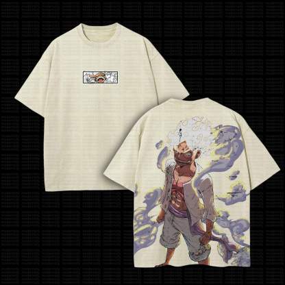 Unisex “One Piece” Anime Series Casual Washed T-shirt