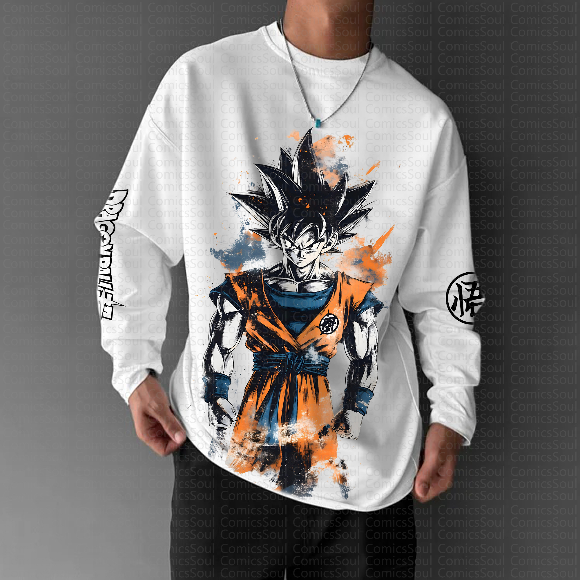 Unisex “Drangon Ball” Anime Graphic Streetwear Vintage Long-Sleeved T-shirt