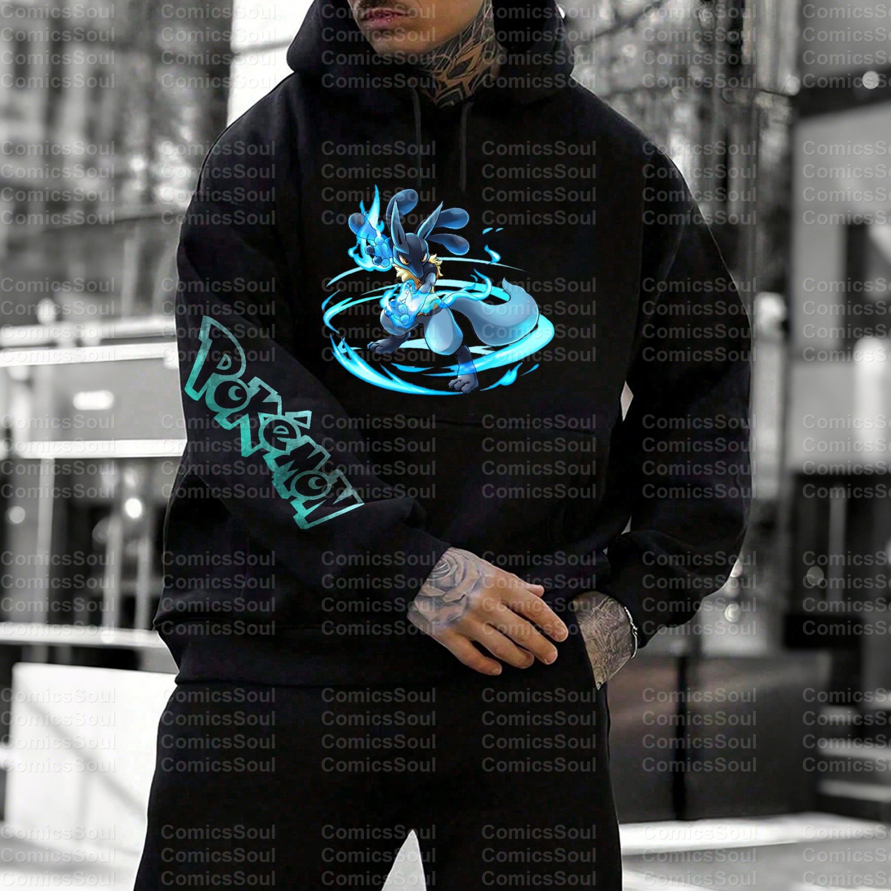 Unisex “Pokémon” Anime Graphic Streetwear Vintage Hoodie