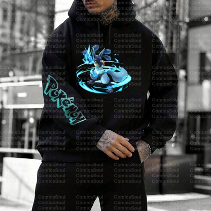 Unisex “Pokémon” Anime Graphic Streetwear Vintage Hoodie