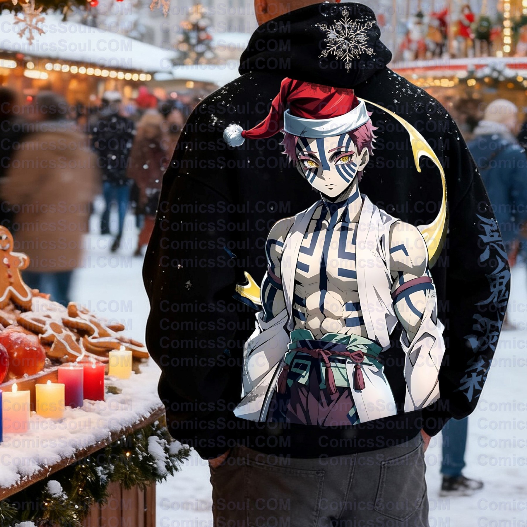 Unisex Anime Graphic Streetwear Vintage Hoodie丨Demon slayer