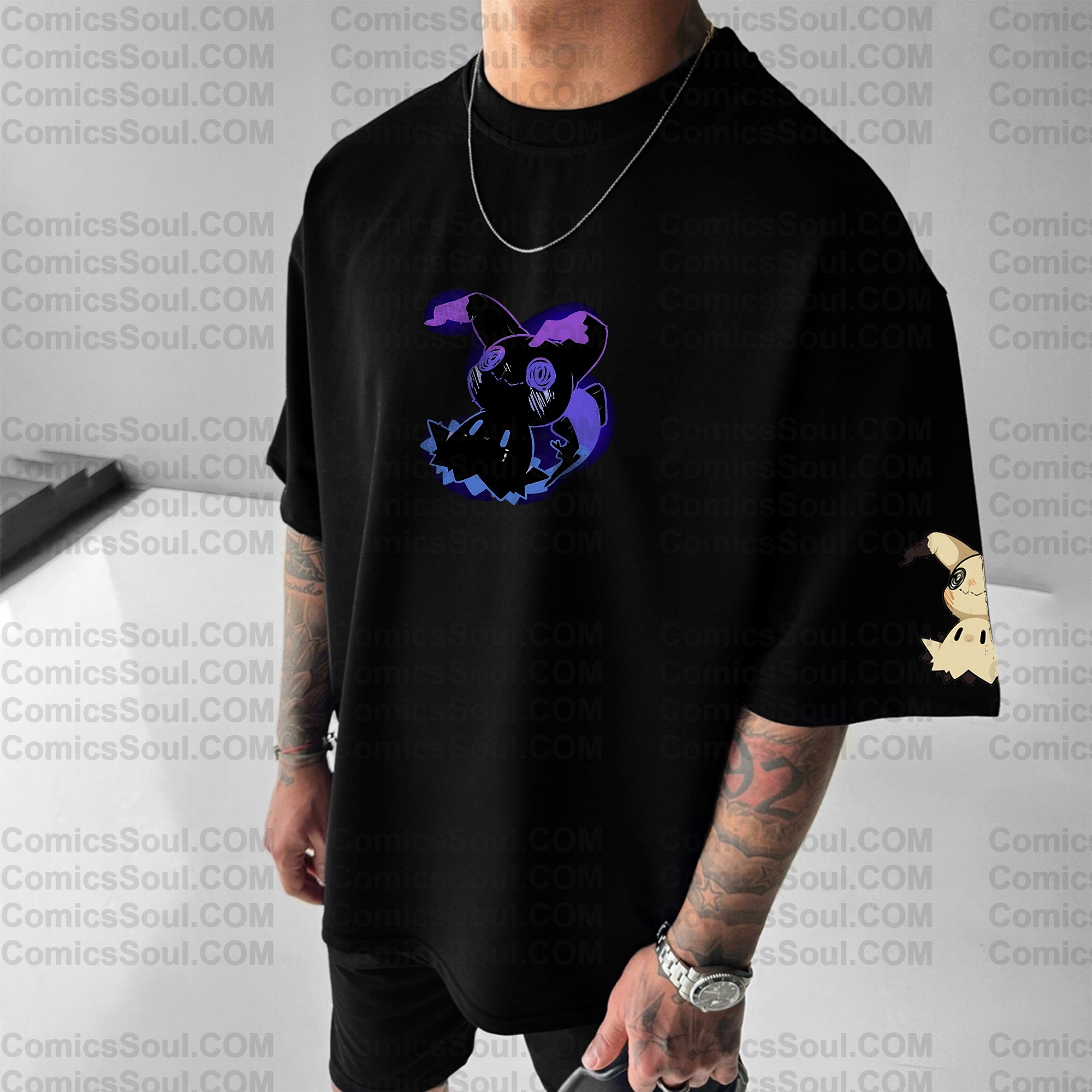 (Pokemon)Unisex Anime Inspired Vintage T-Shirt