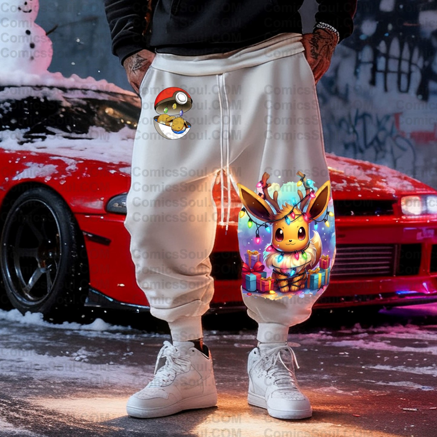 Unisex Casual Anime Streetwear Pants