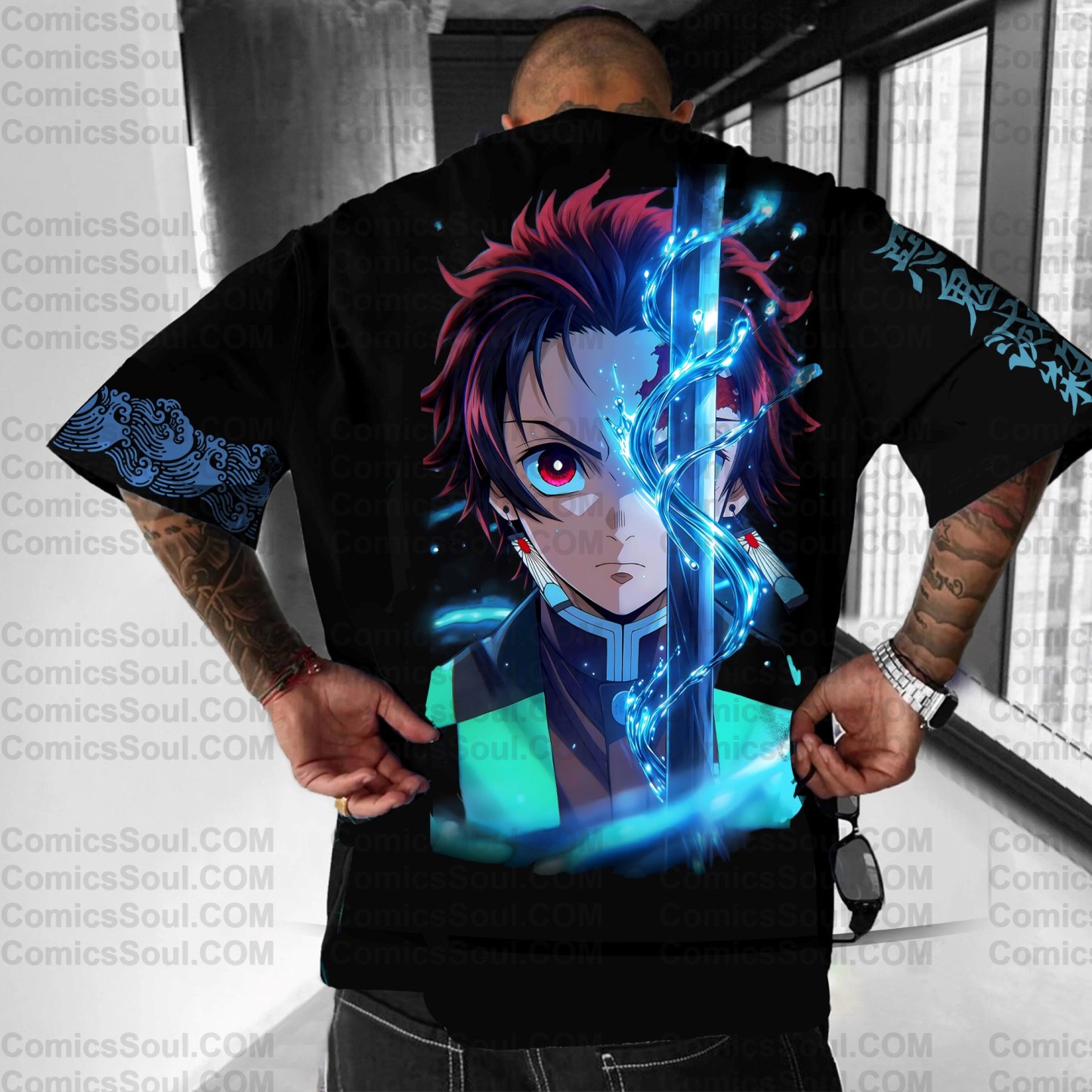 Unisex Anime Inspired Vintage T-Shirt | Demon slayer