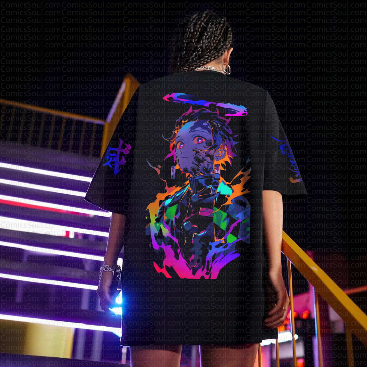 "Demon Slayer" Anime Inspired Vintage T-Shirt