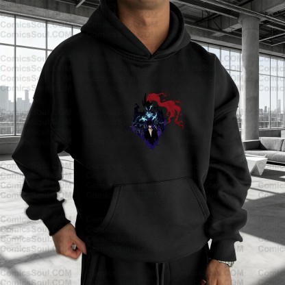 Unisex Anime Graphic Streetwear Wintage Plush Hoodie