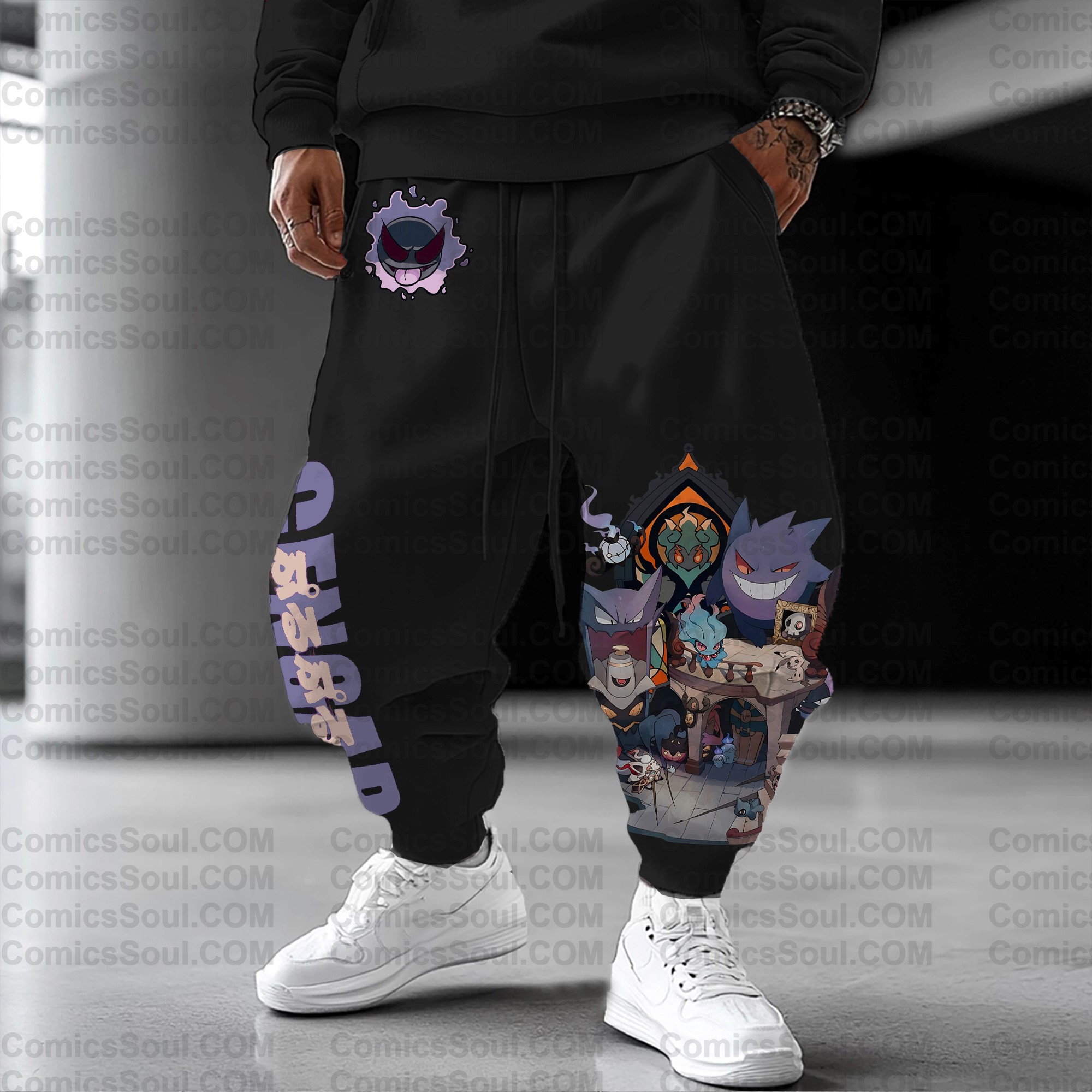 Unisex Anime Inspired Vintage Pants| Gengar