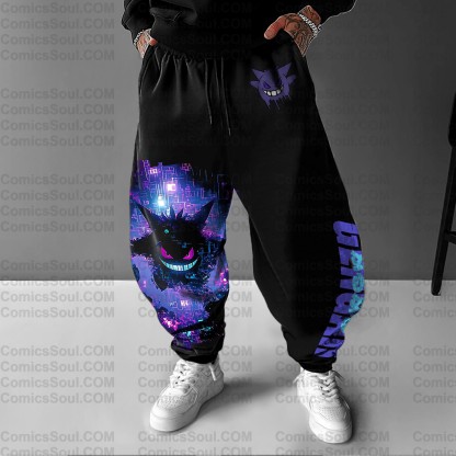 Unisex Anime Inspired Vintage Pants| Gengar
