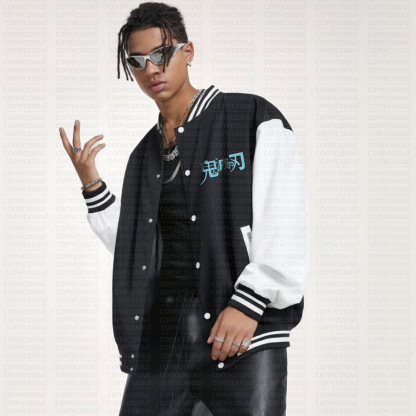 Spring And Autumn Unisex Casual Streetwear Fashion Jacket | Demon Slayer