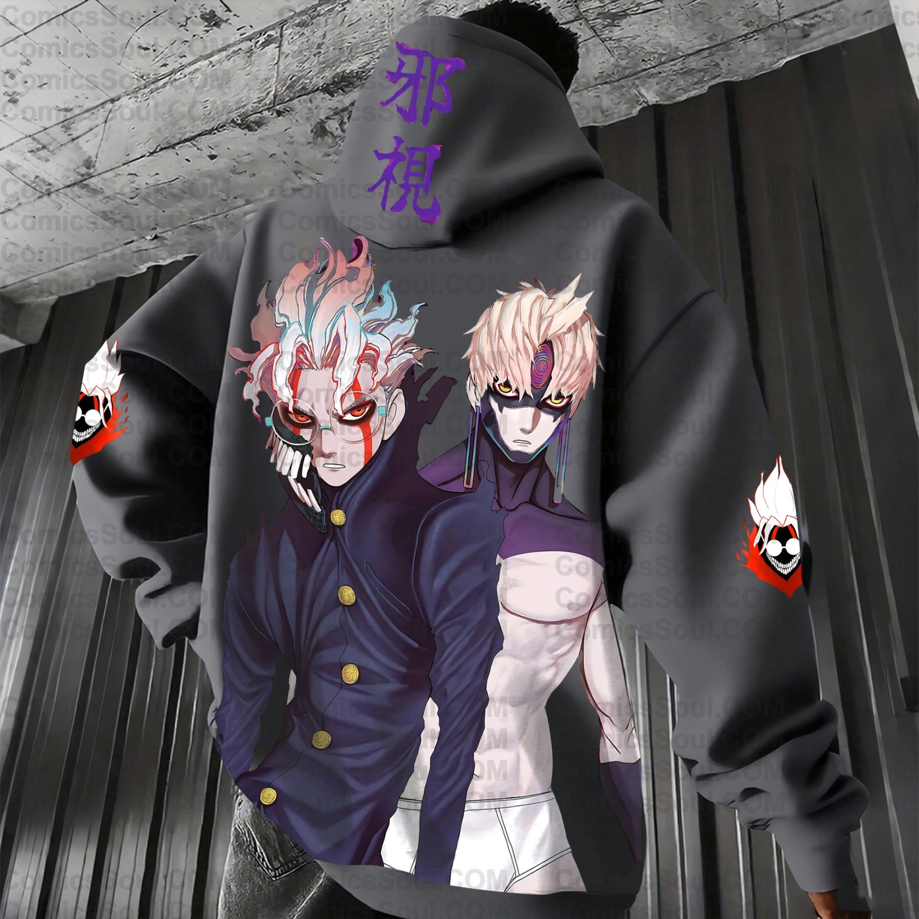 Unisex Anime Graphic Streetwear Wintage Plush Hoodie | Pokémon