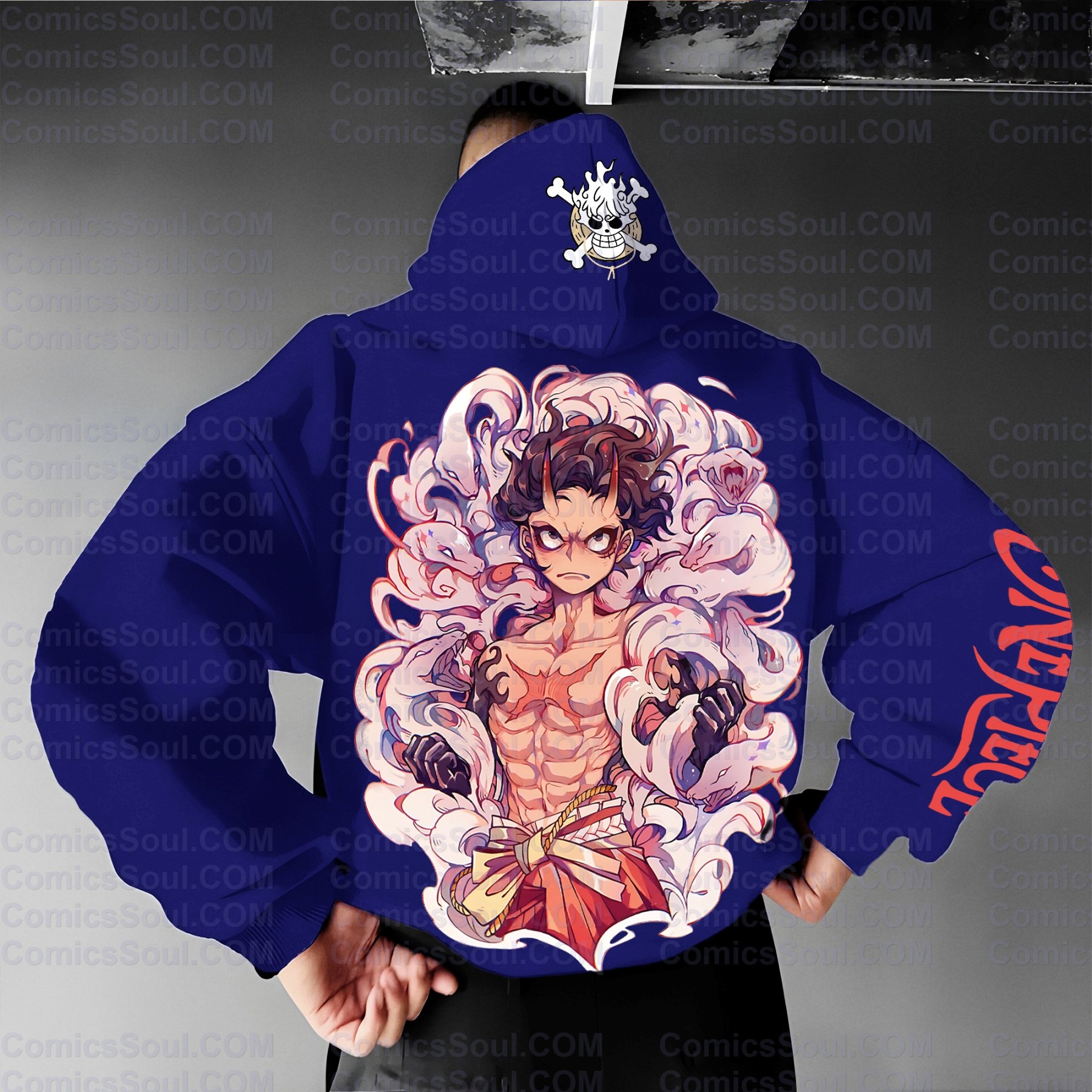 Unisex Anime Graphic Streetwear Vintage Hoodie丨Demon slayer