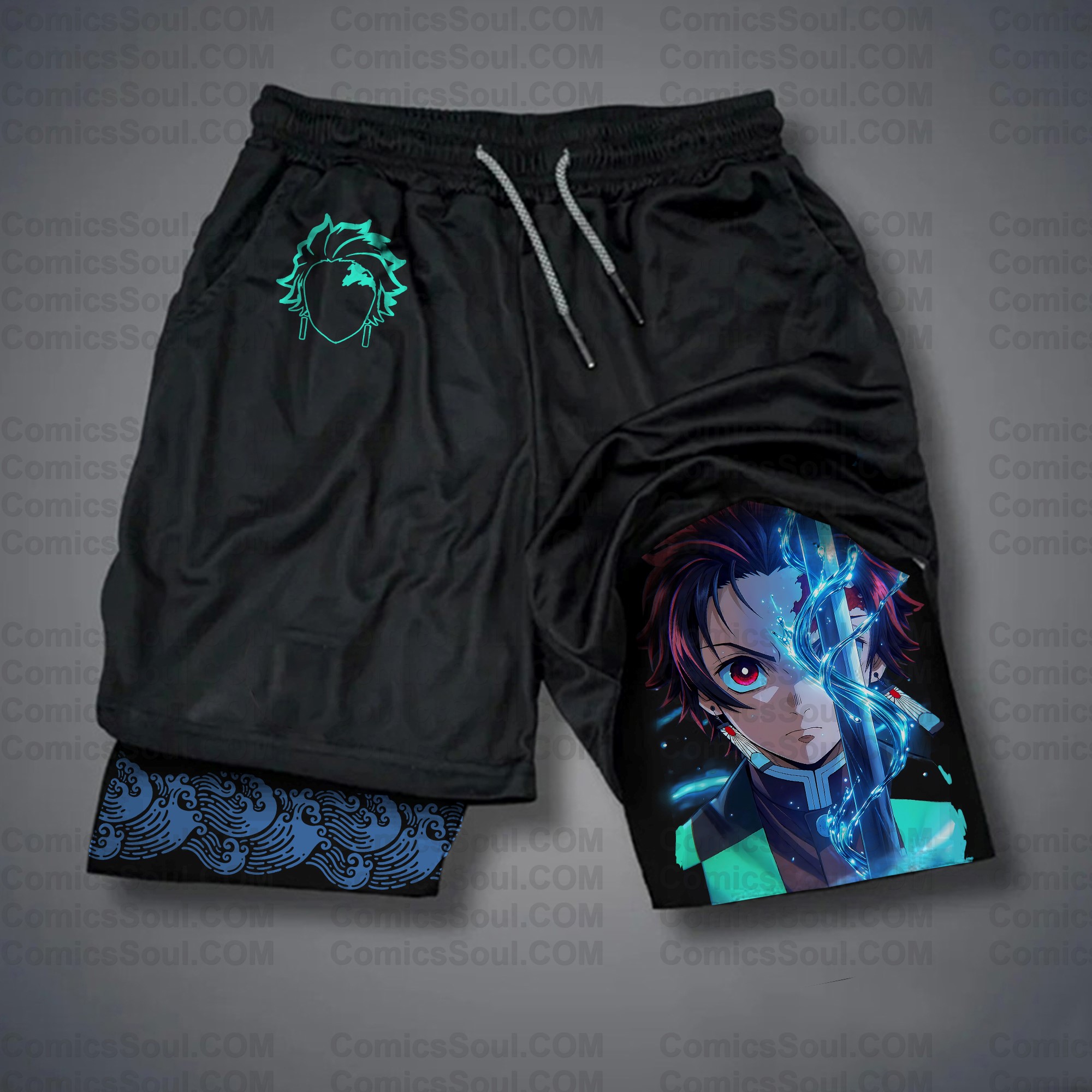 Unisex Casual Anime Streetwear Shorts| KNY