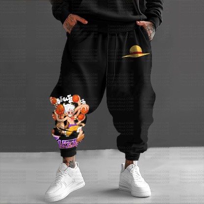 Unisex Anime Inspired Vintage Plush Pants