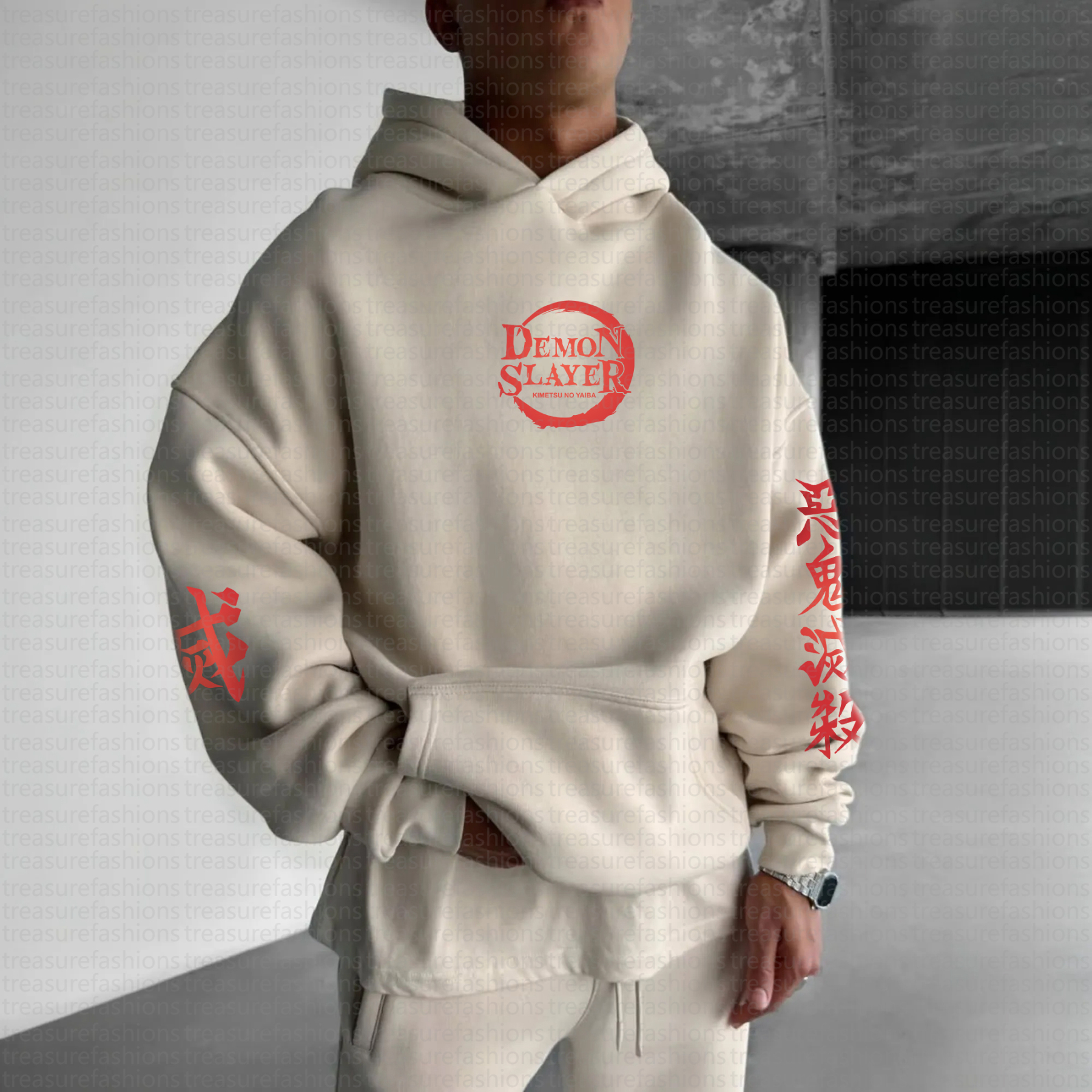 Unisex “Demon slayer” Graphic Streetwear Vintage Hoodie