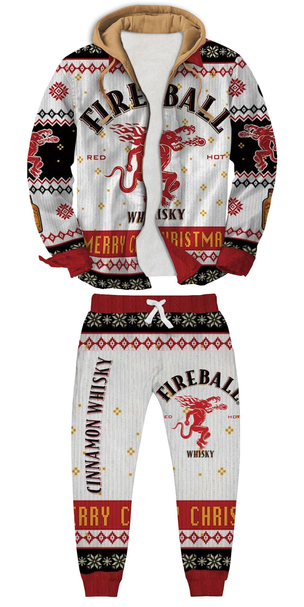 Unisex Fake Two Gradient Plaid Long-Sleeved Shirts Jacket Set