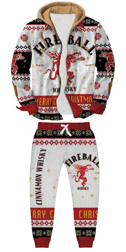 Unisex Fake Two Gradient Plaid Long-Sleeved Shirts Jacket Set