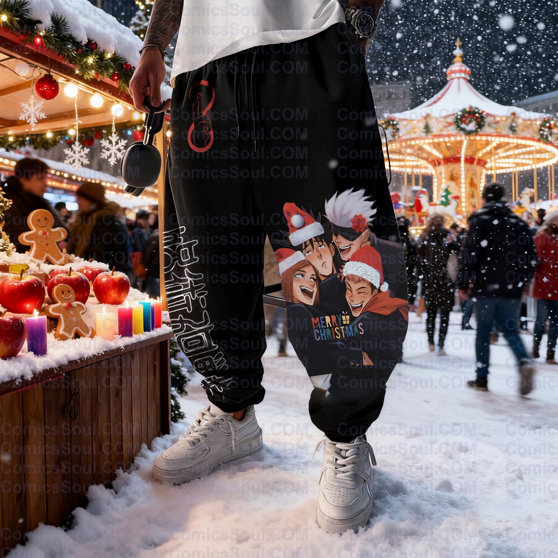 Unisex Casual Anime Streetwear Pants