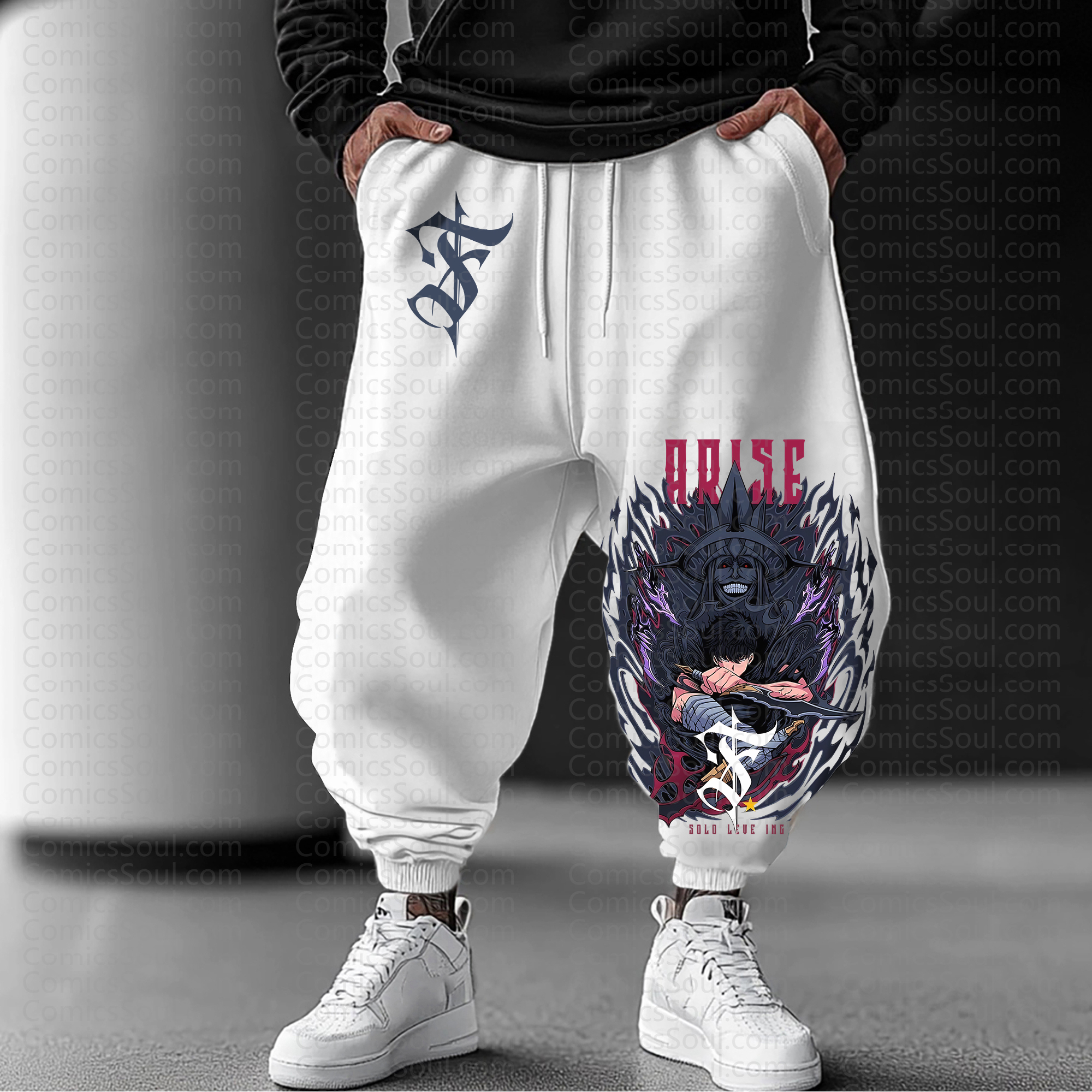 Unisex Anime Inspired Vintage Pants丨Solo Leveling