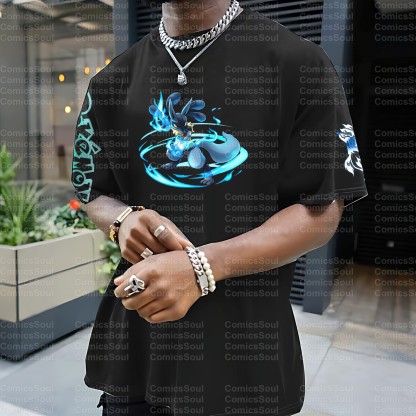 Unisex Anime Inspired Vintage T-Shirt丨Pokémon