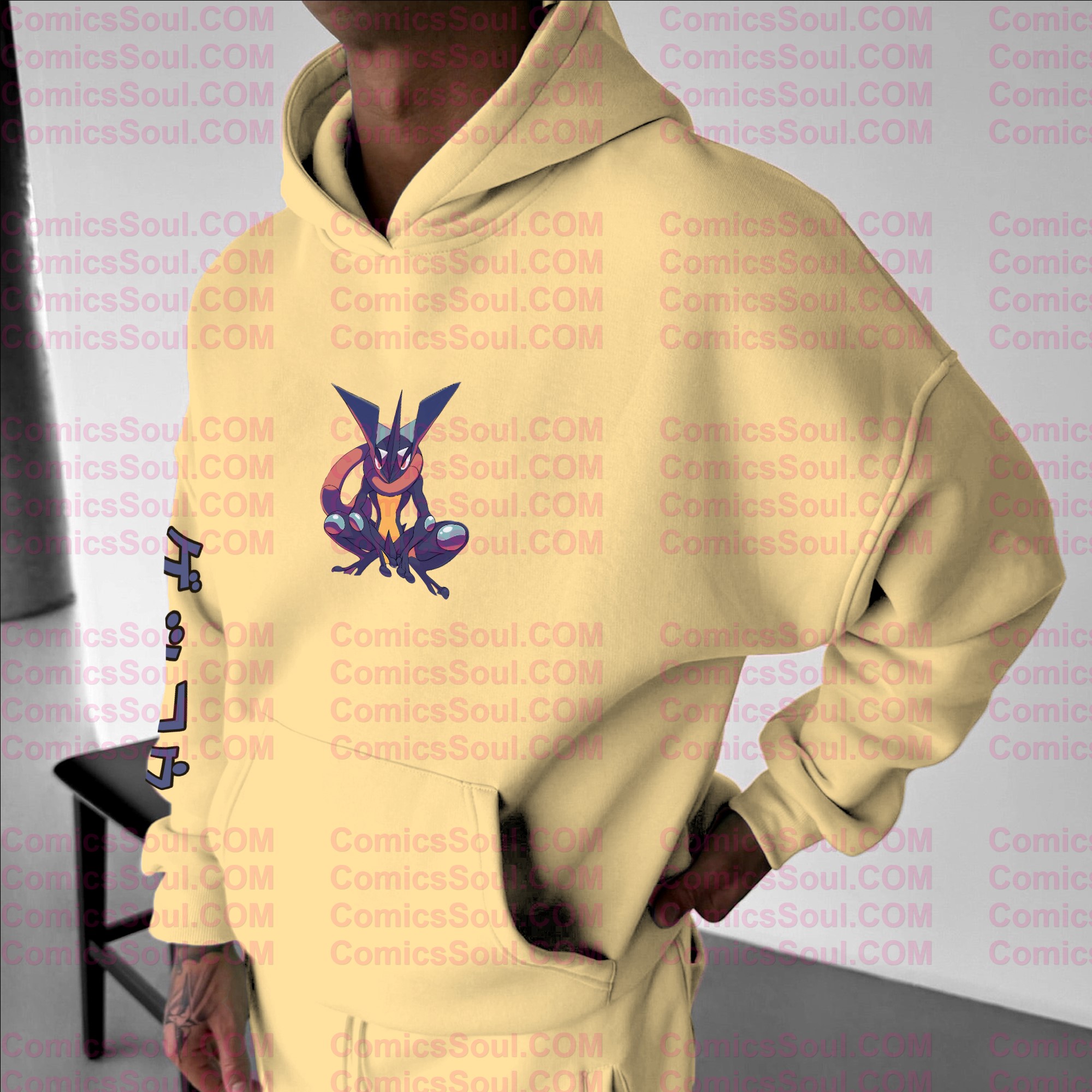 plus velvetUnisex Anime Graphic Streetwear Vintage Hoodie