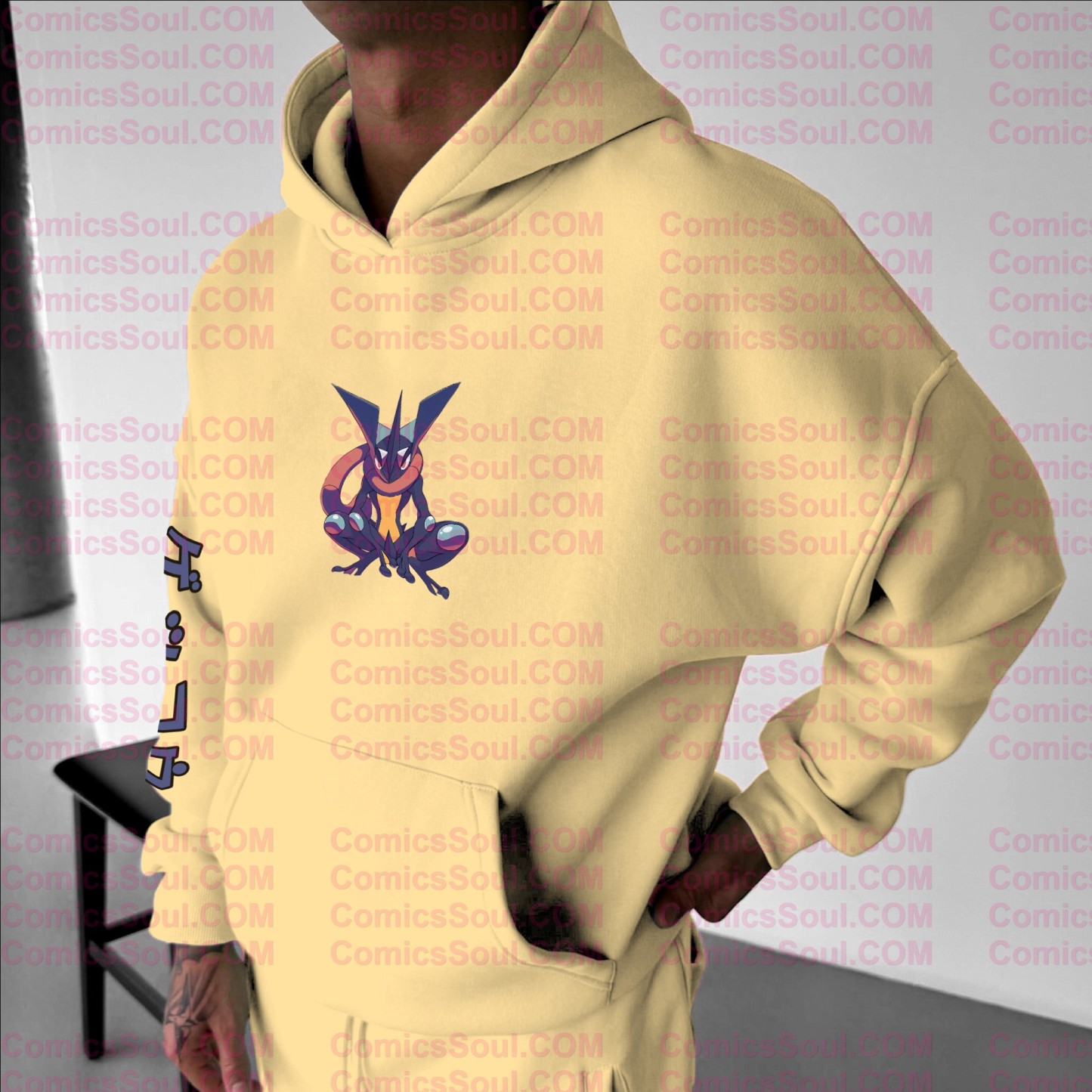 plus velvetUnisex Anime Graphic Streetwear Vintage Hoodie