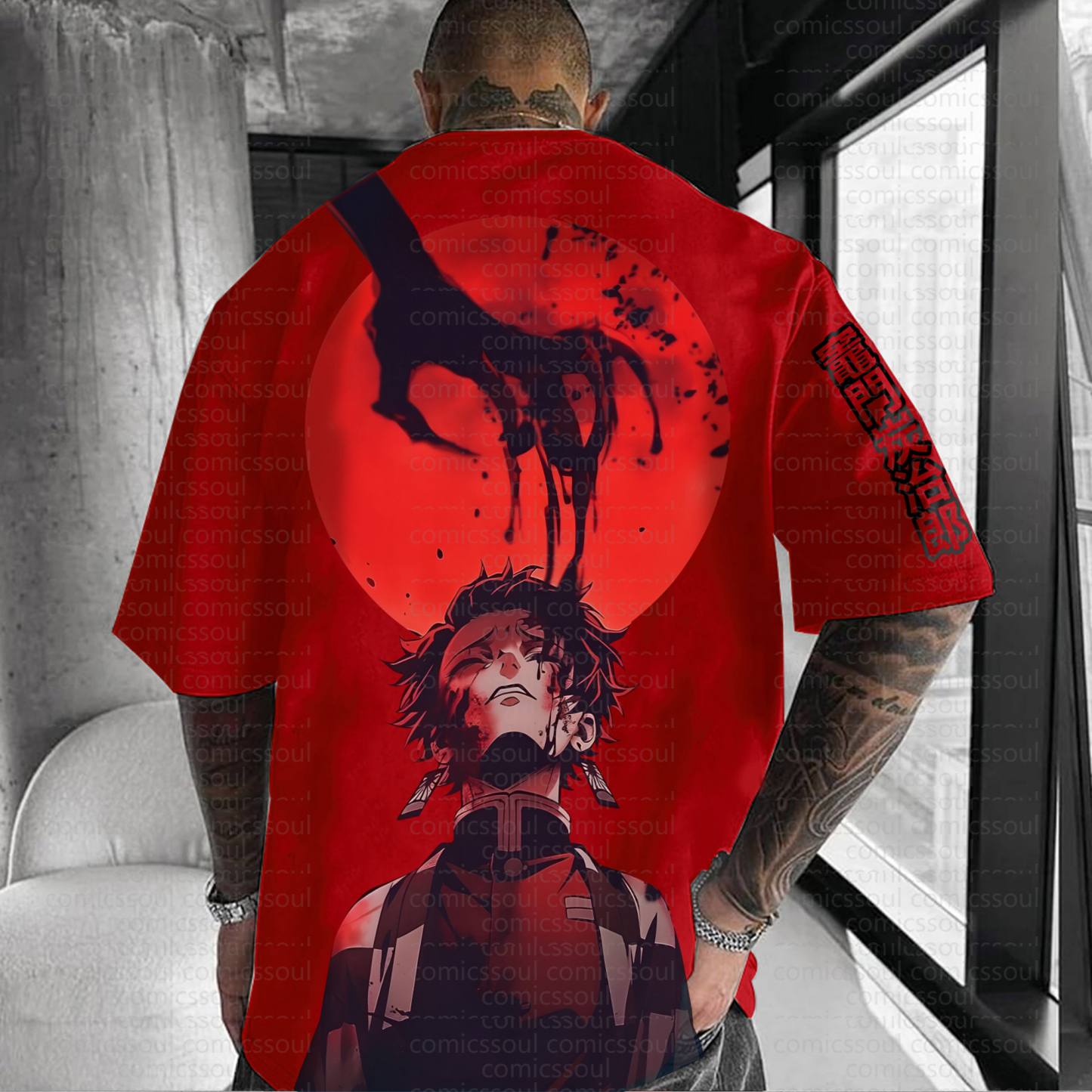 Unisex  "Demon slayer" Anime Inspired Vintage T-Shirt