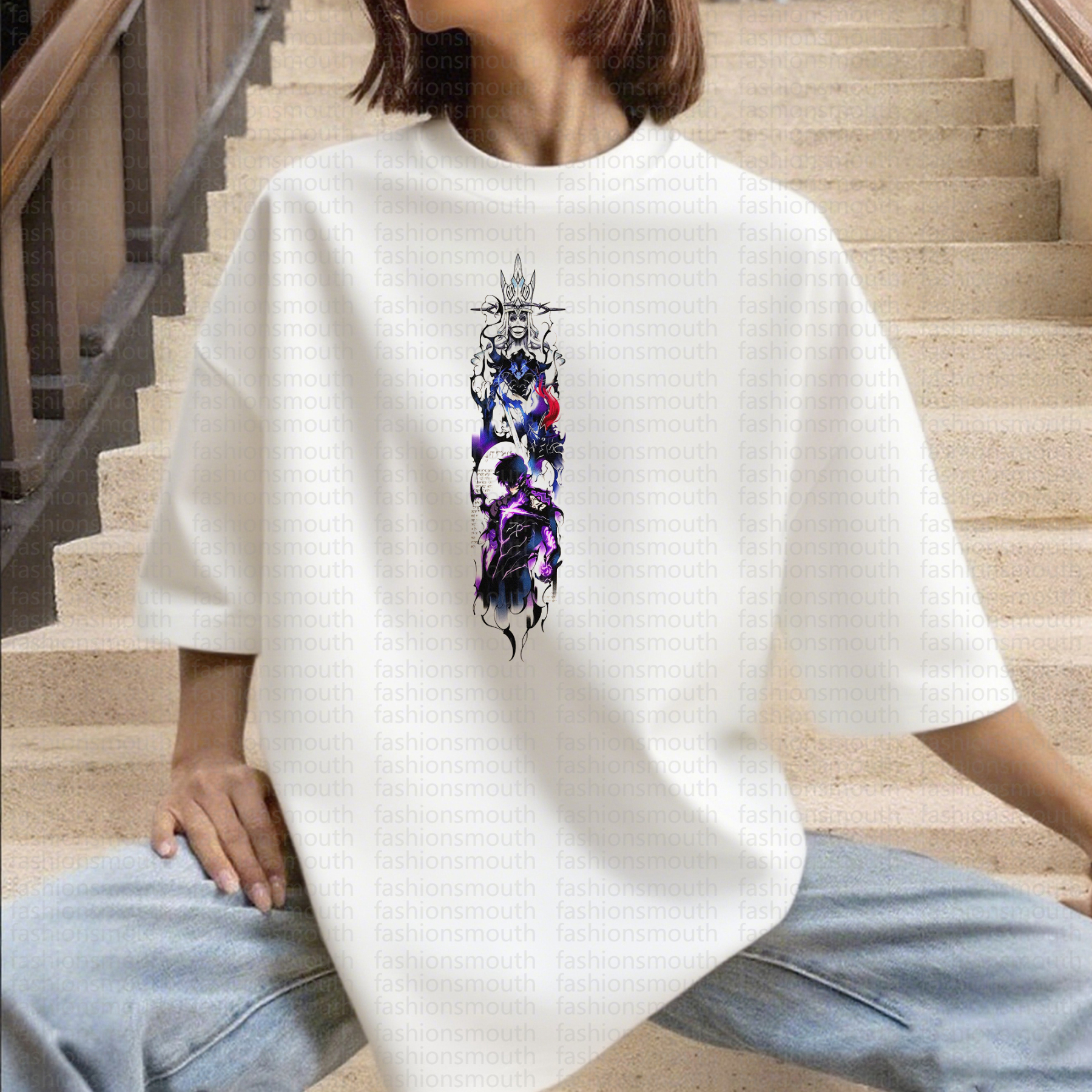 "Solo Leveling" Anime Inspired Vintage T-Shirt