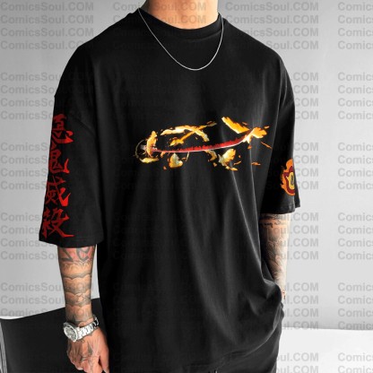 Unisex Anime Inspired Vintage T-Shirt| KNY