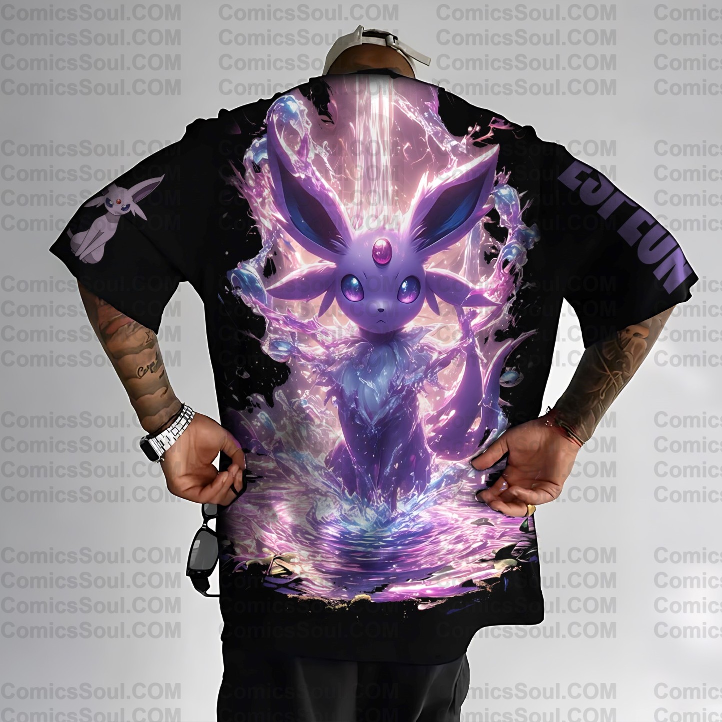 Unisex Anime Inspired Vintage T-Shirt丨Demon Slayer X Pokémon