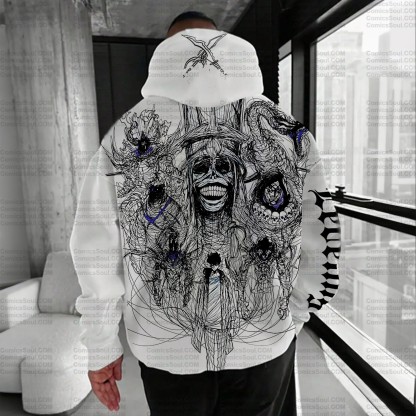 Unisex Graphic Streetwear Vintage Plush Hoodie