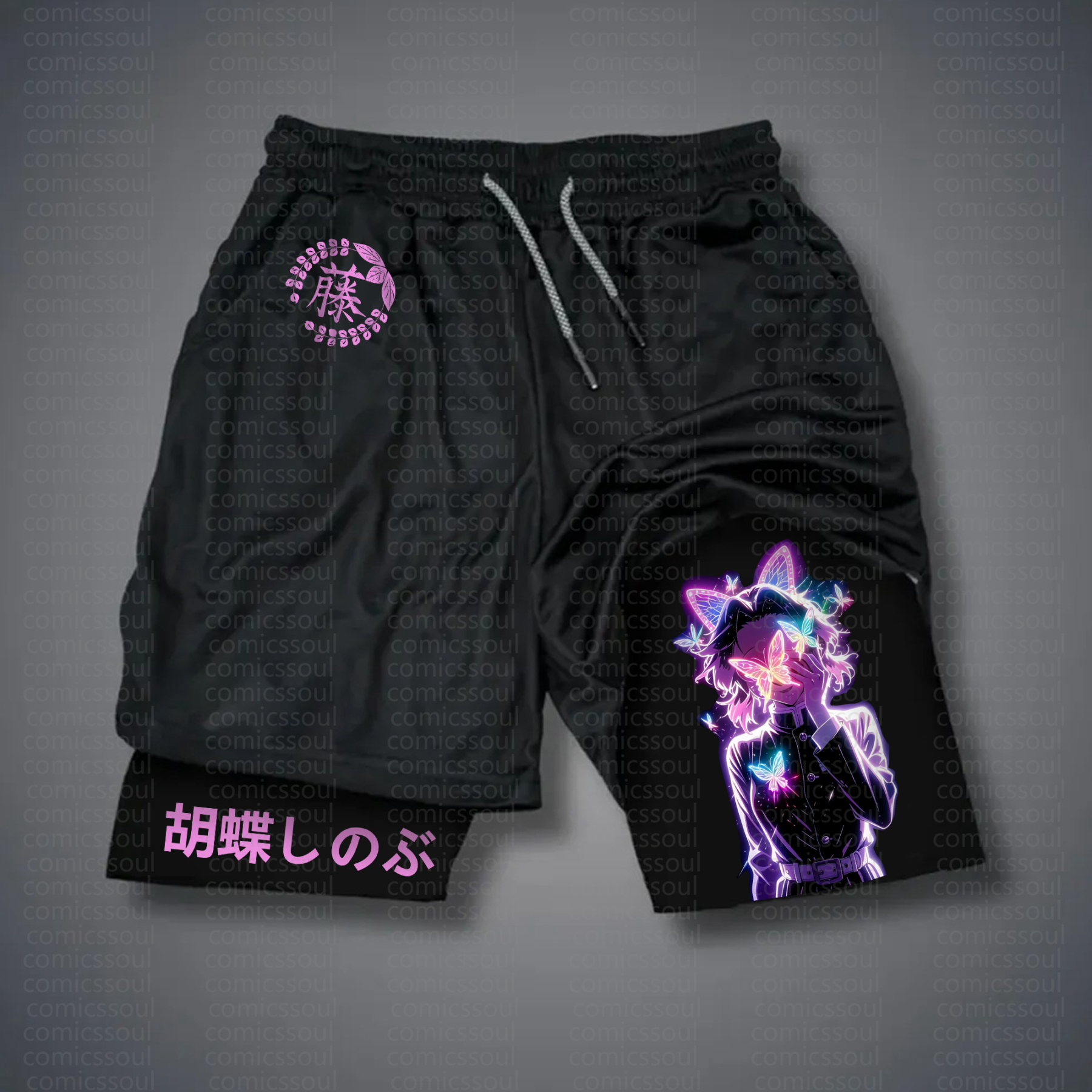 Unisex Casual Anime Streetwear Shorts 丨Demon Slayer X Pokémon