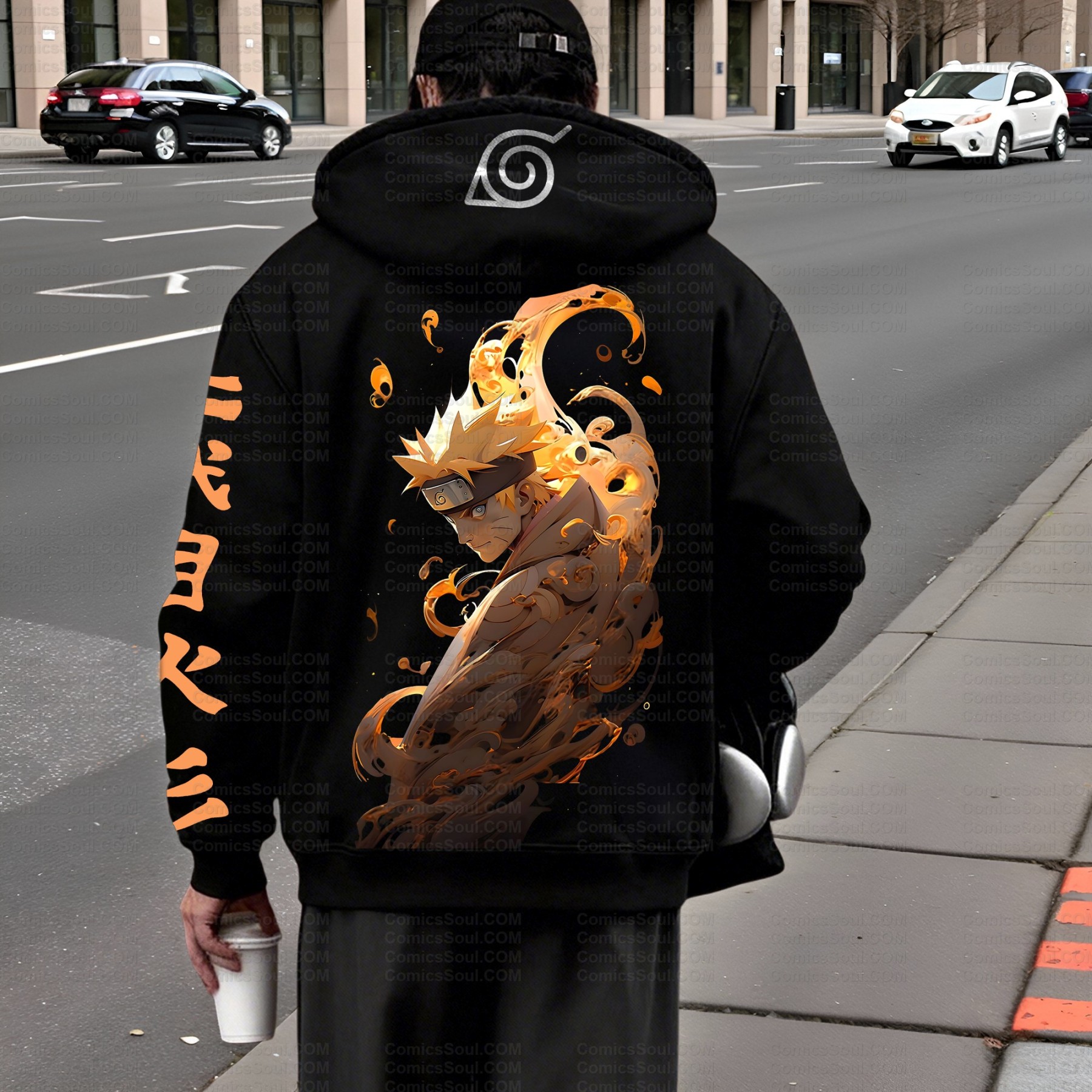 Unisex Graphic Streetwear Vintage Zipper Cardigan Plush Hoodid