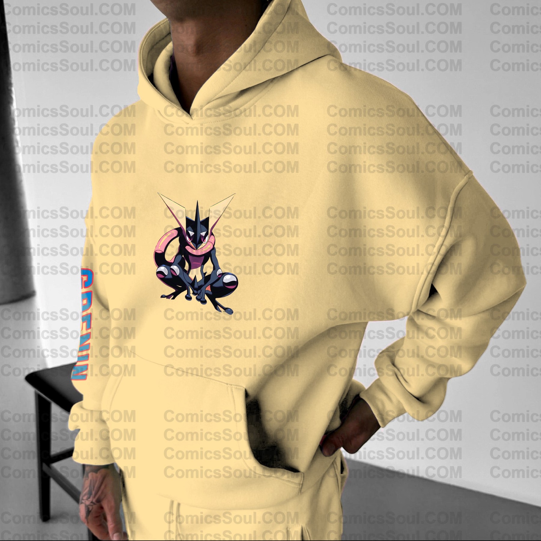 (Plus Velvet)Unisex Anime Graphic Streetwear Vintage Hoodie