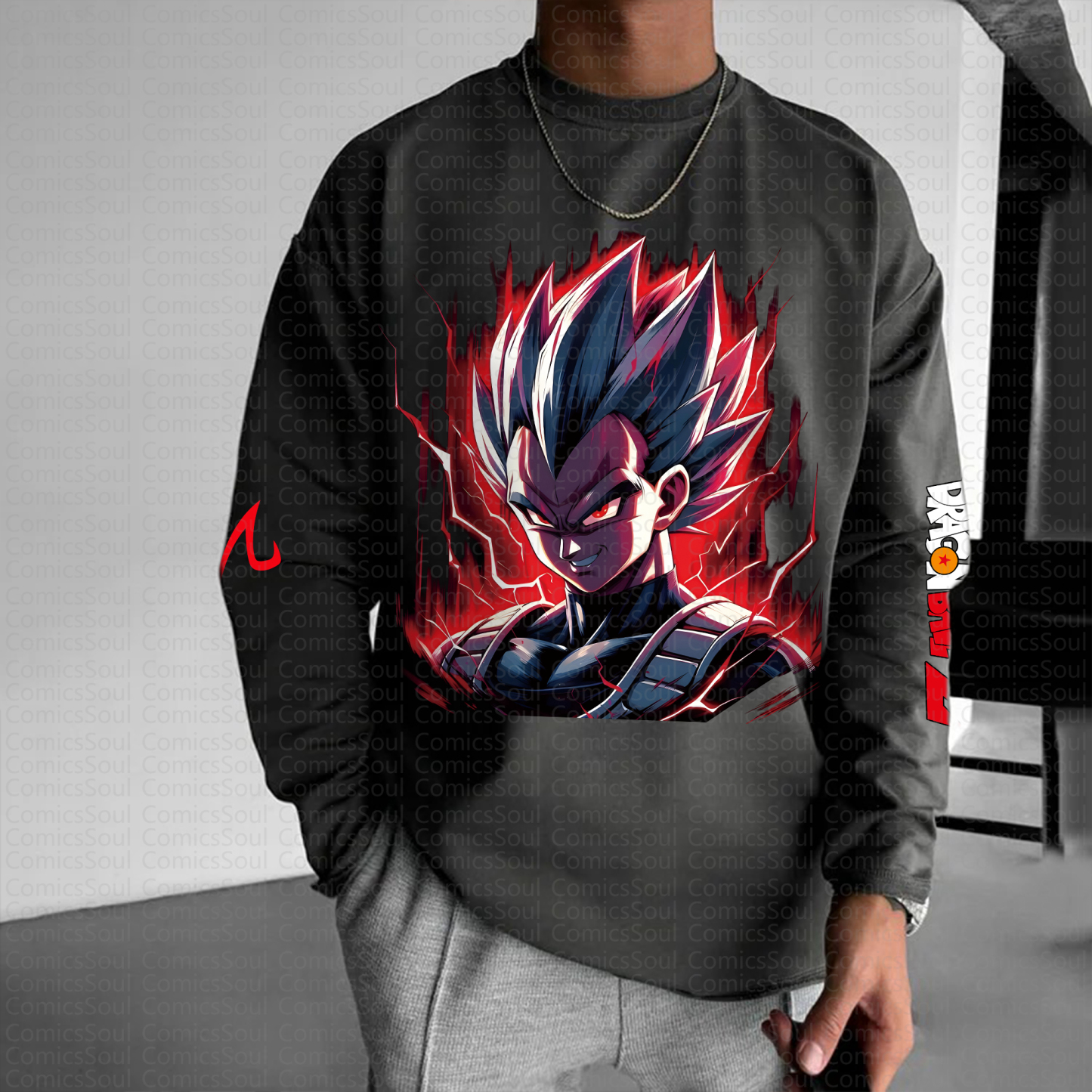 Unisex “Drangon Ball” Anime Graphic Streetwear Vintage Long-Sleeved T-shirt