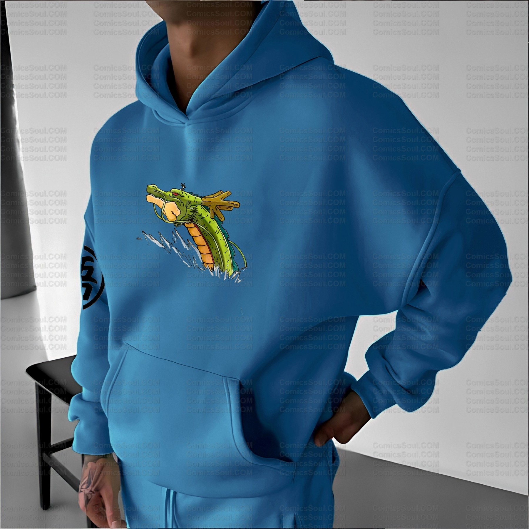 Unisex Anime Inspired Vintage Plush Hoodie