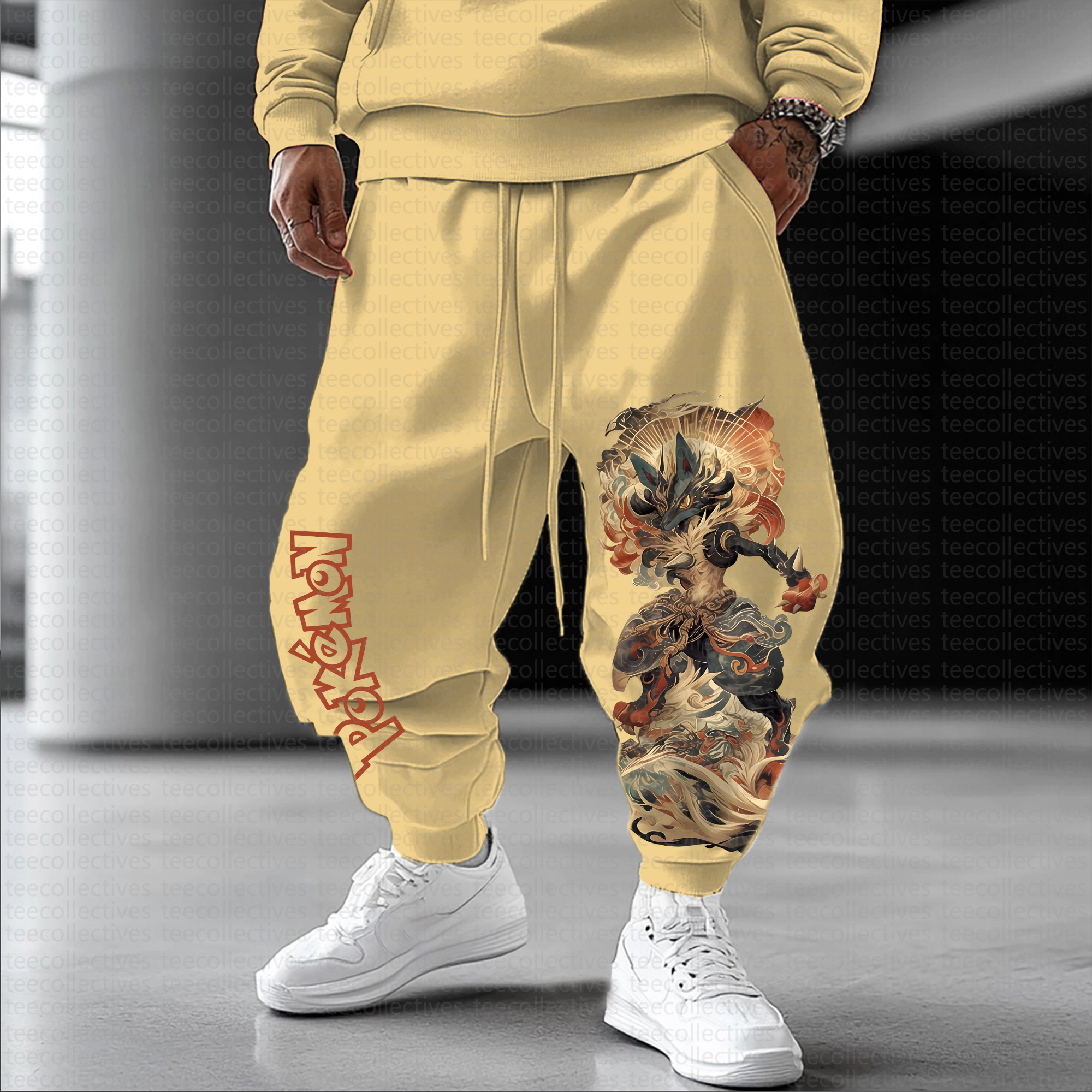 Unisex  “Pokémon” Casual Anime Streetwear Pants