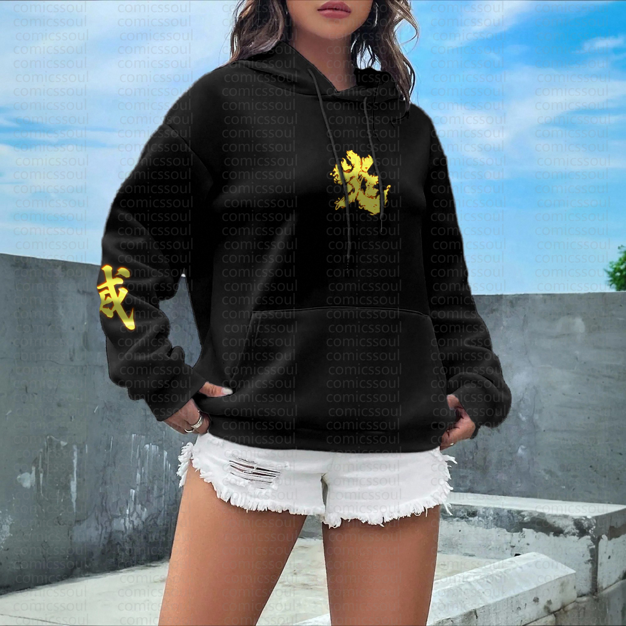 Unisex Anime Graphic Streetwear Vintage Hoodie丨Demon Slayer