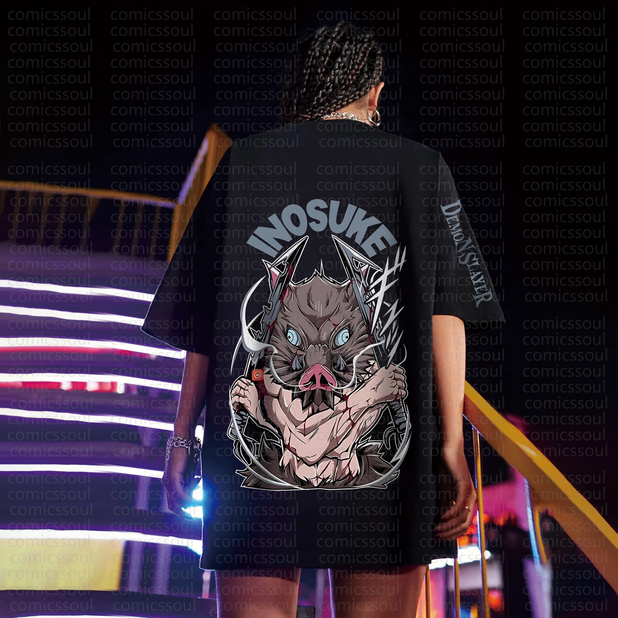 "Demon Slayer" Anime Inspired Vintage T-Shirt