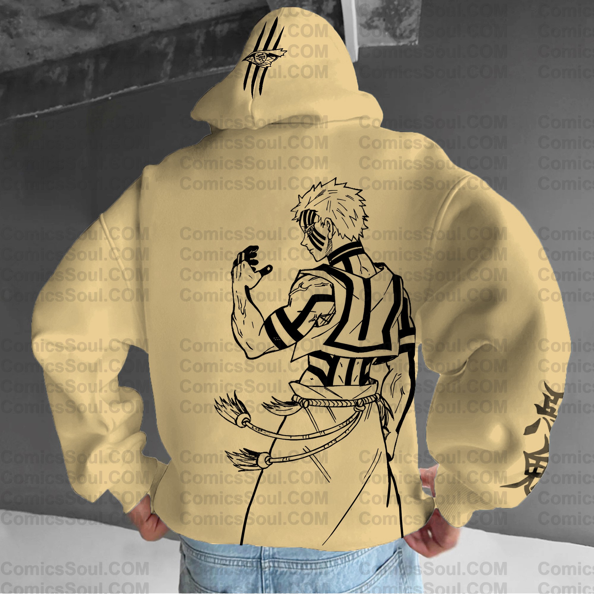 Unisex Anime Graphic Streetwear Vintage Hoodie| KNY