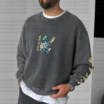 Unisex Anime Inspired Vintage Sweatshirt