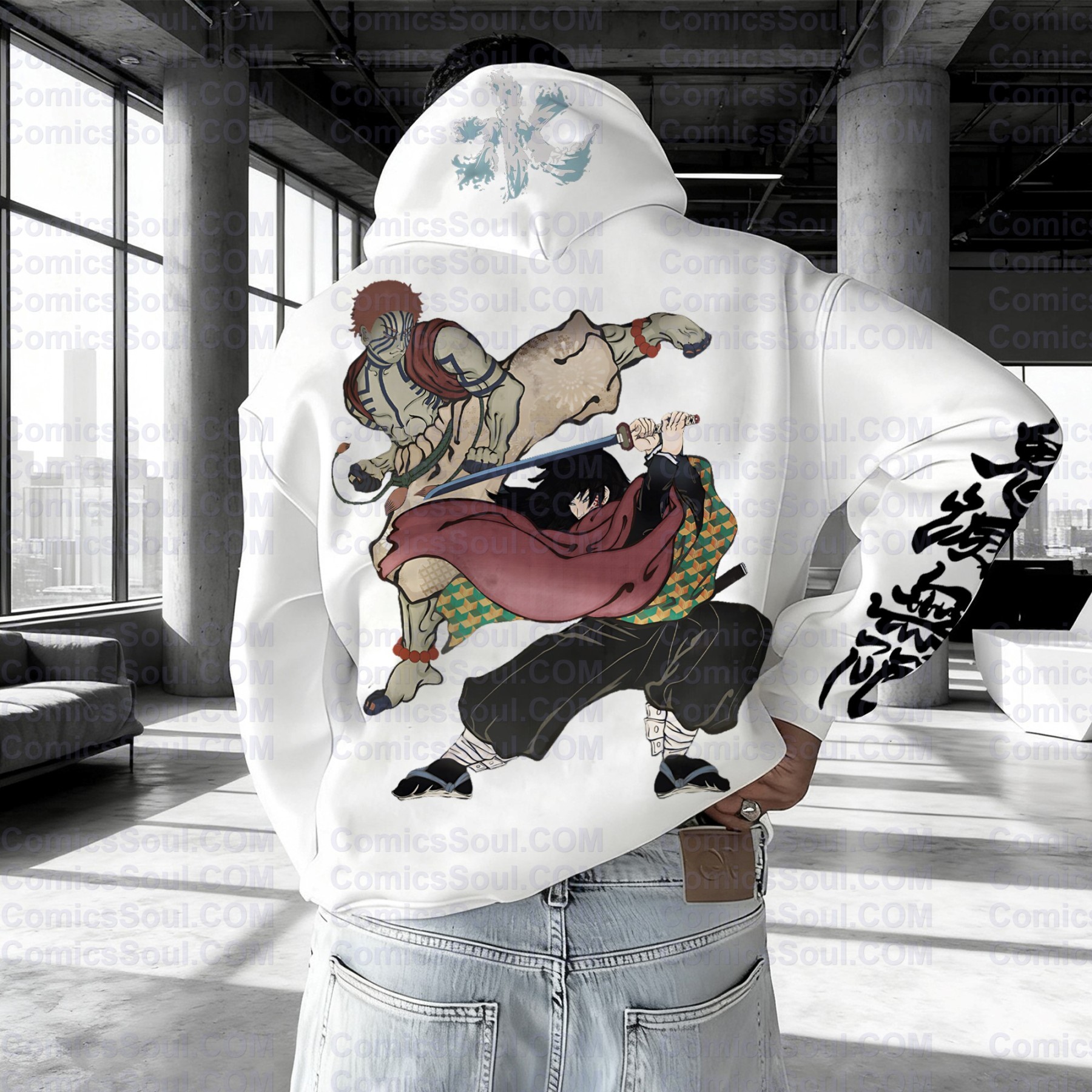 Unisex Anime Graphic Streetwear Vintage Hoodie丨Demon slayer