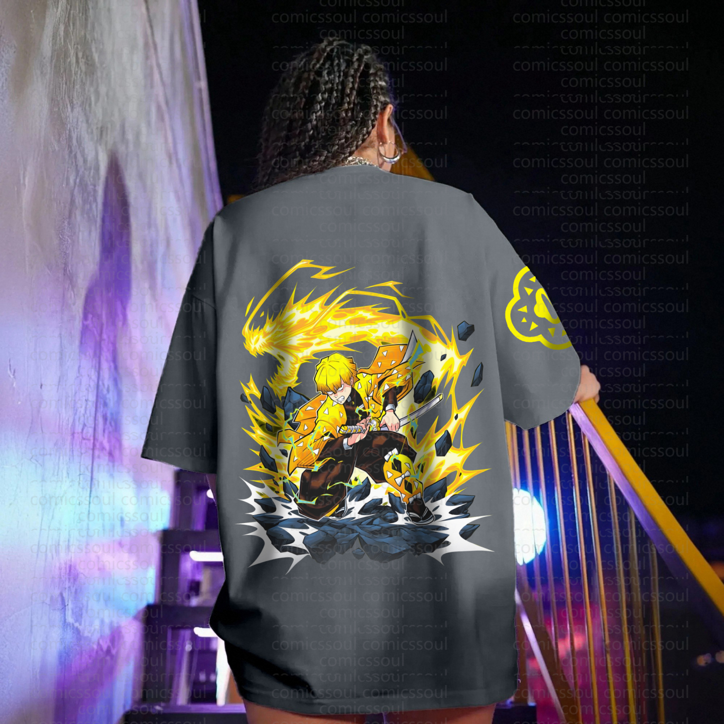 "Demon Slayer" Anime Inspired Vintage T-Shirt