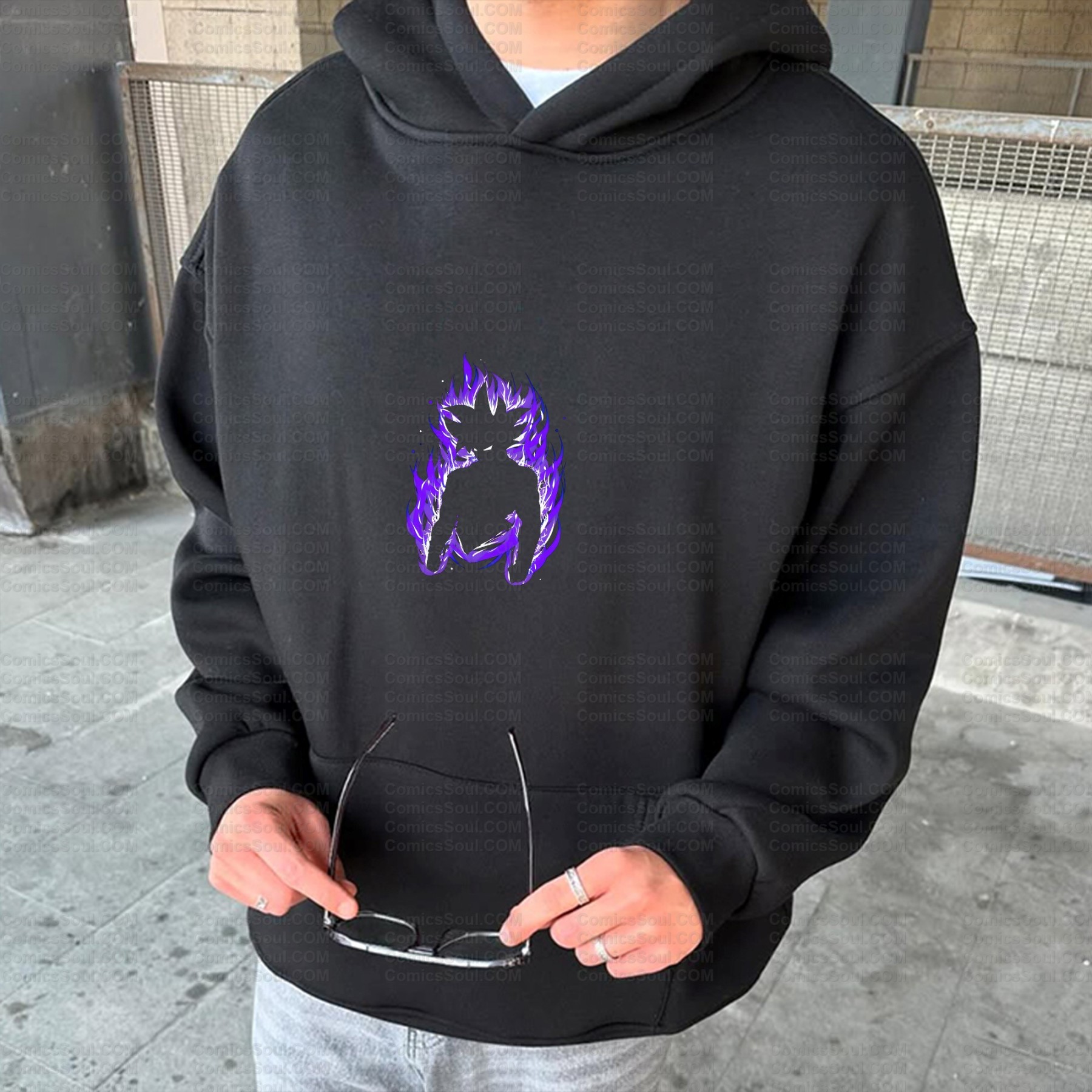 Unisex Graphic Streetwear Vintage Plush Hoodie