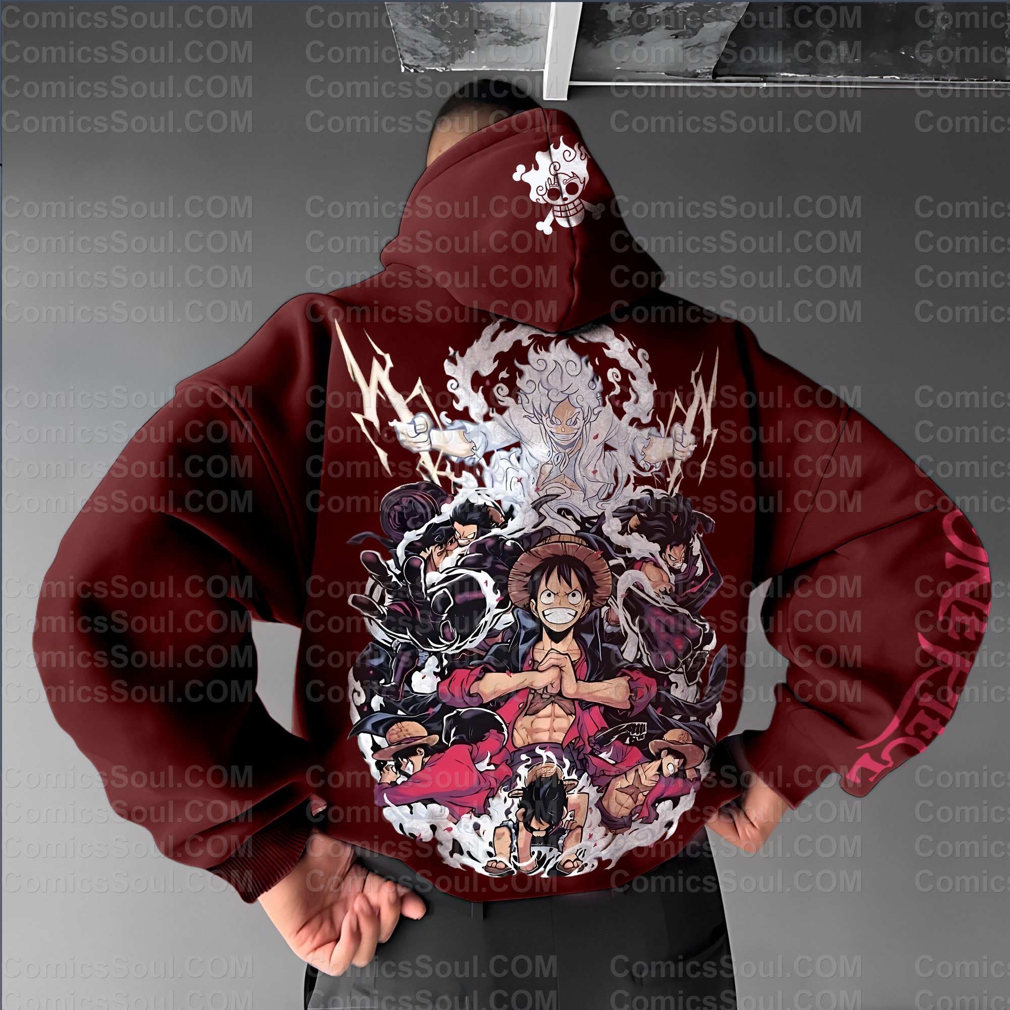 Unisex Anime Graphic Streetwear Vintage Plush Hoodie