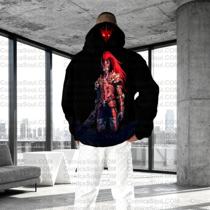 Unisex Anime Graphic Streetwear Wintage Plush Hoodie