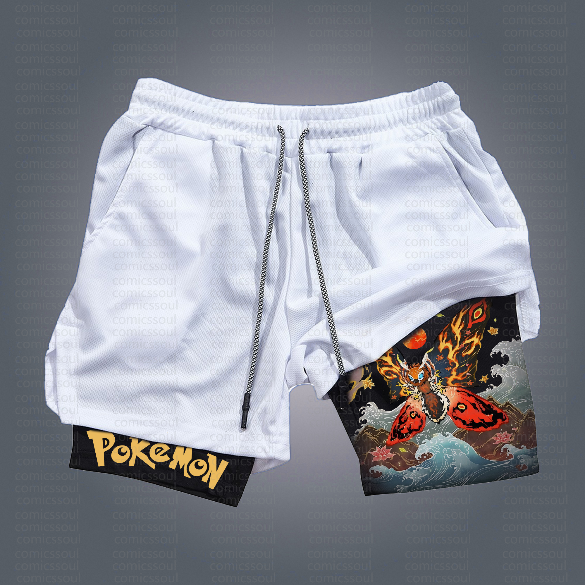 Unisex Casual Anime Streetwear Shorts 丨Pokémon