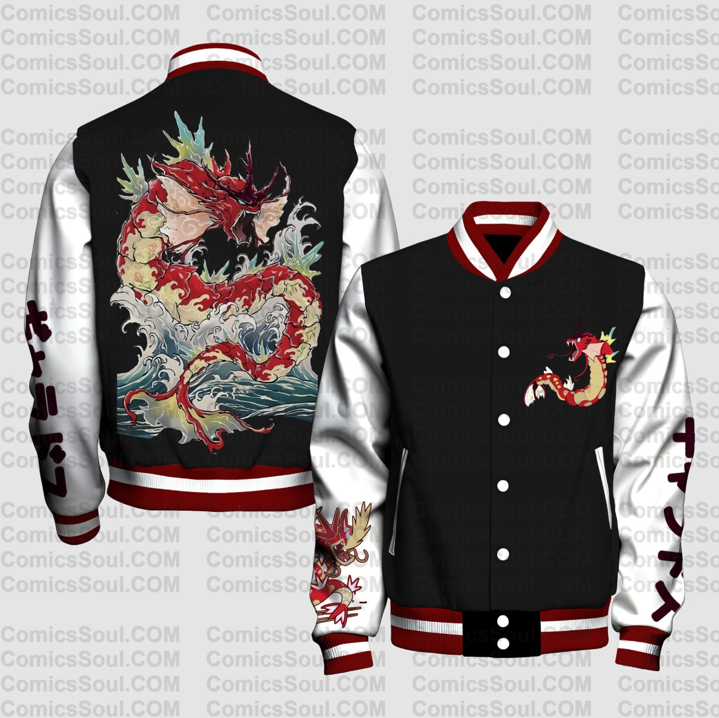 Spring And Autumn Unisex Casual Streetwear Fashion Jacket | Demon Slayer