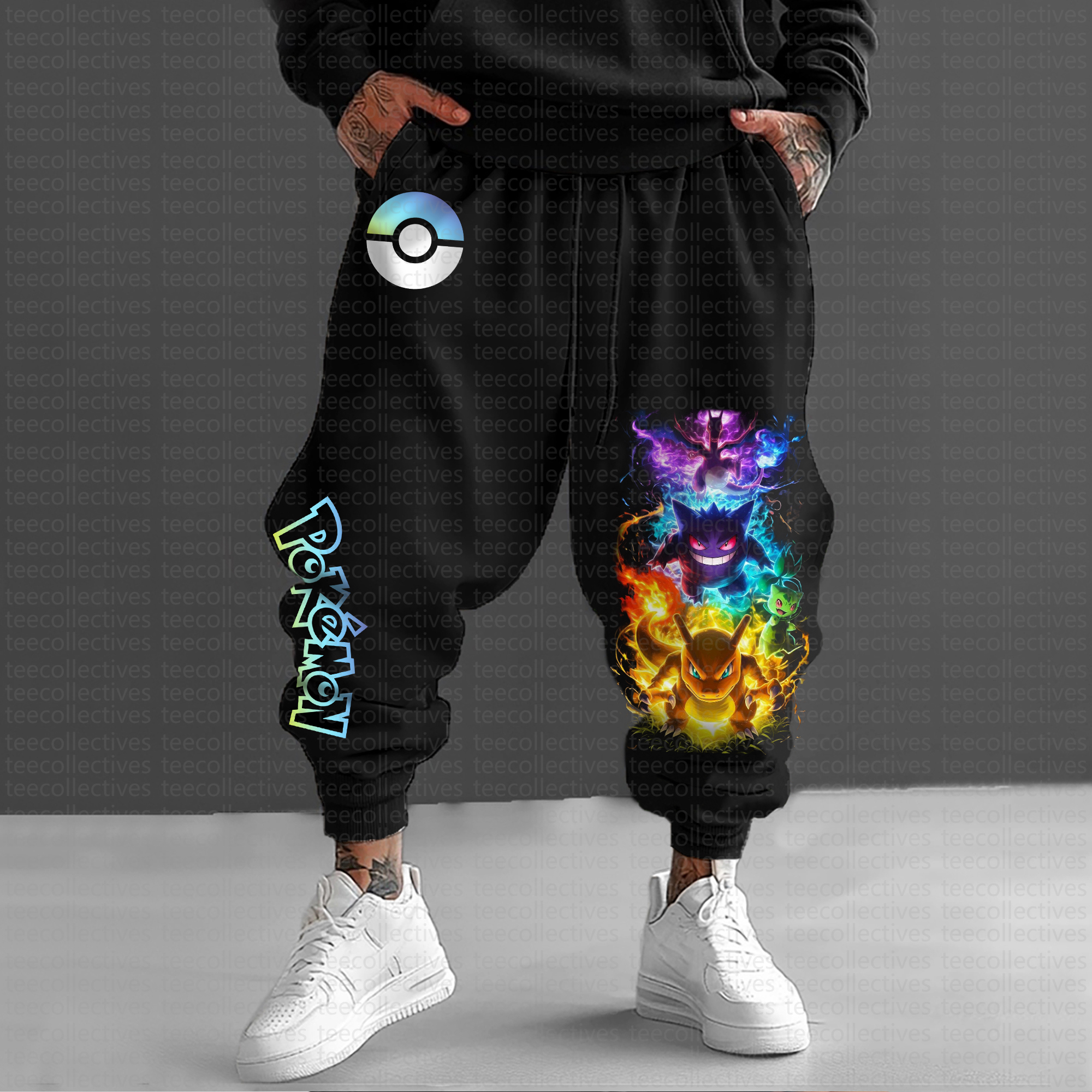 Unisex  “Pokémon” Casual Anime Streetwear Pants