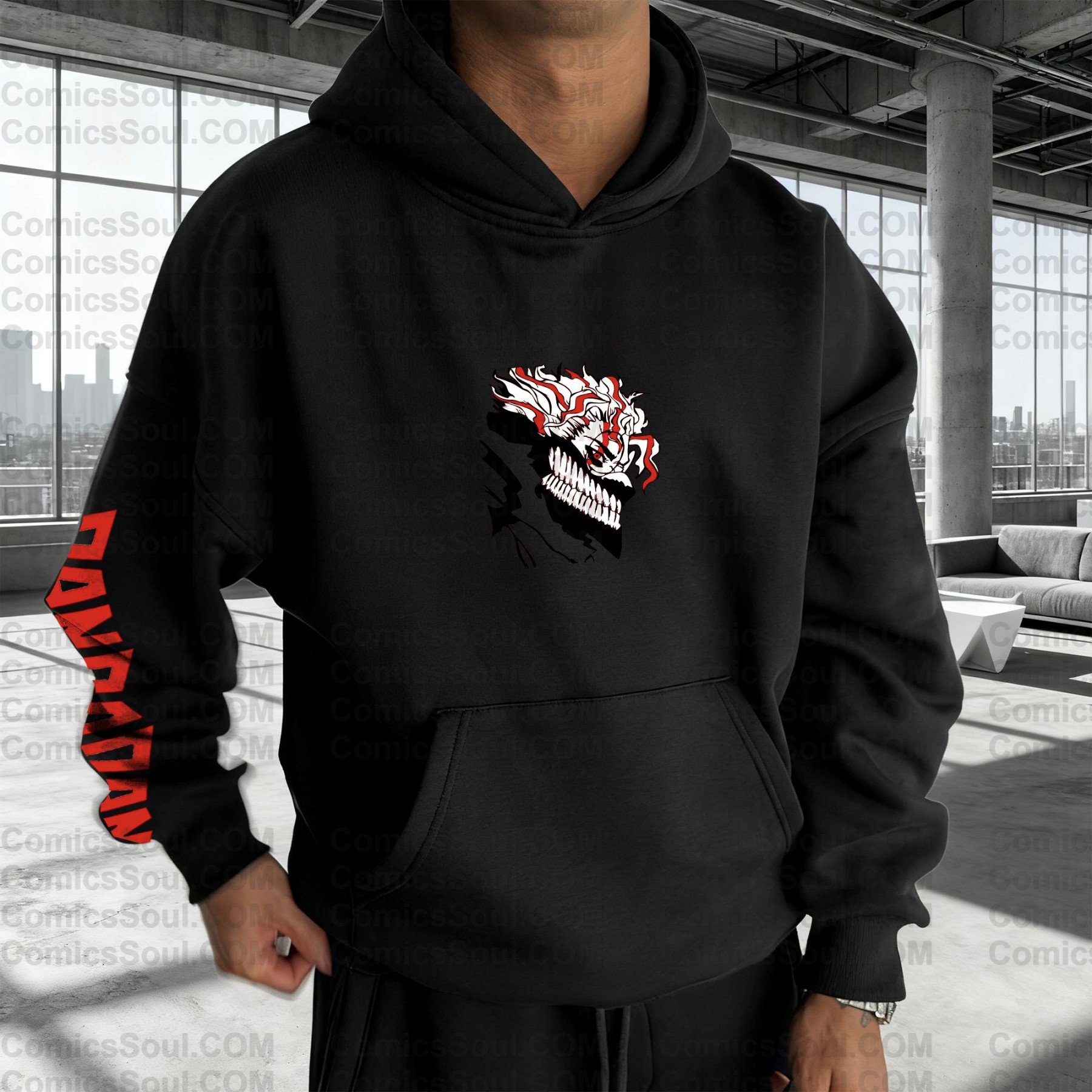 Unisex Anime Graphic Streetwear Wintage Plush Hoodie