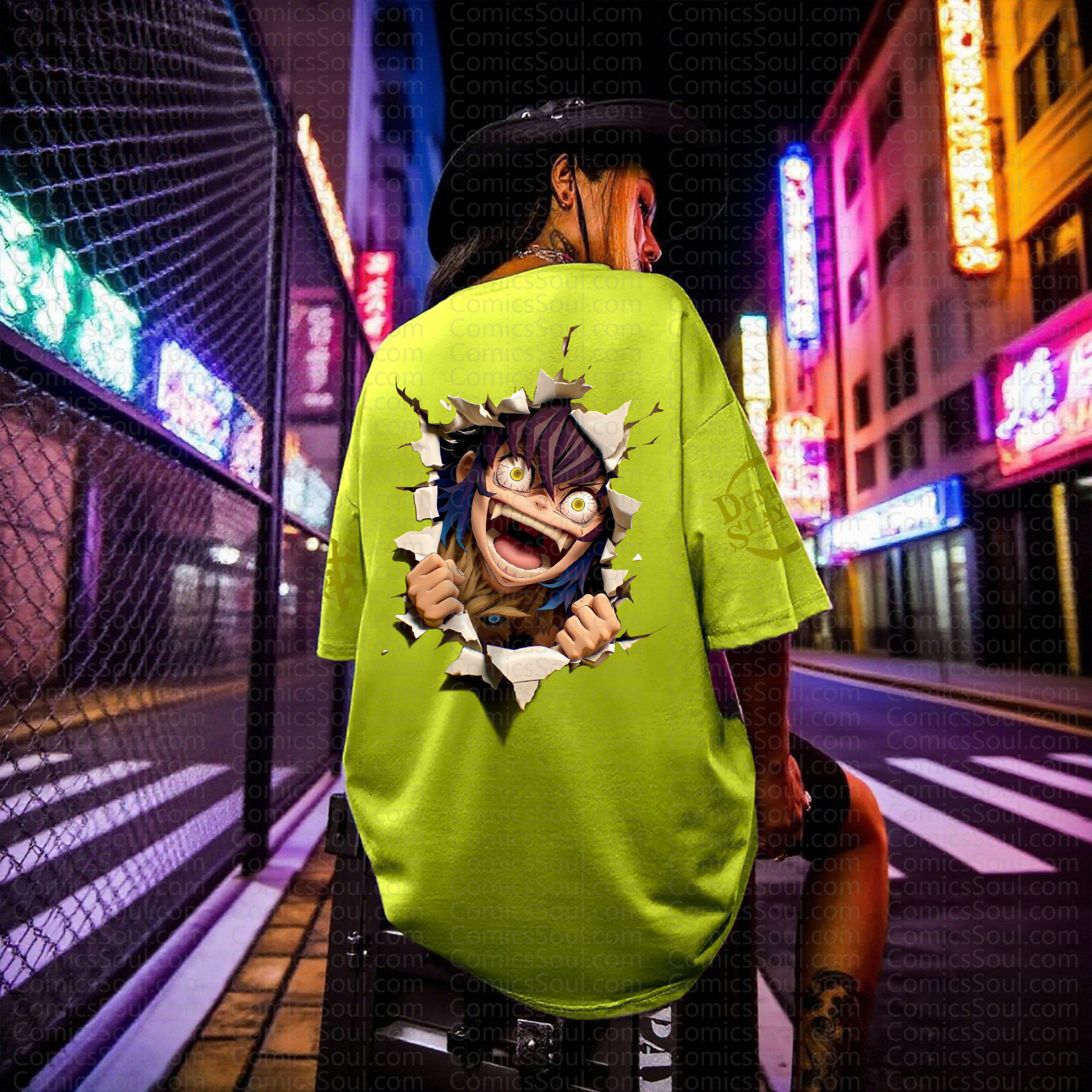 "Demon Slayer" Anime Inspired Vintage T-Shirt